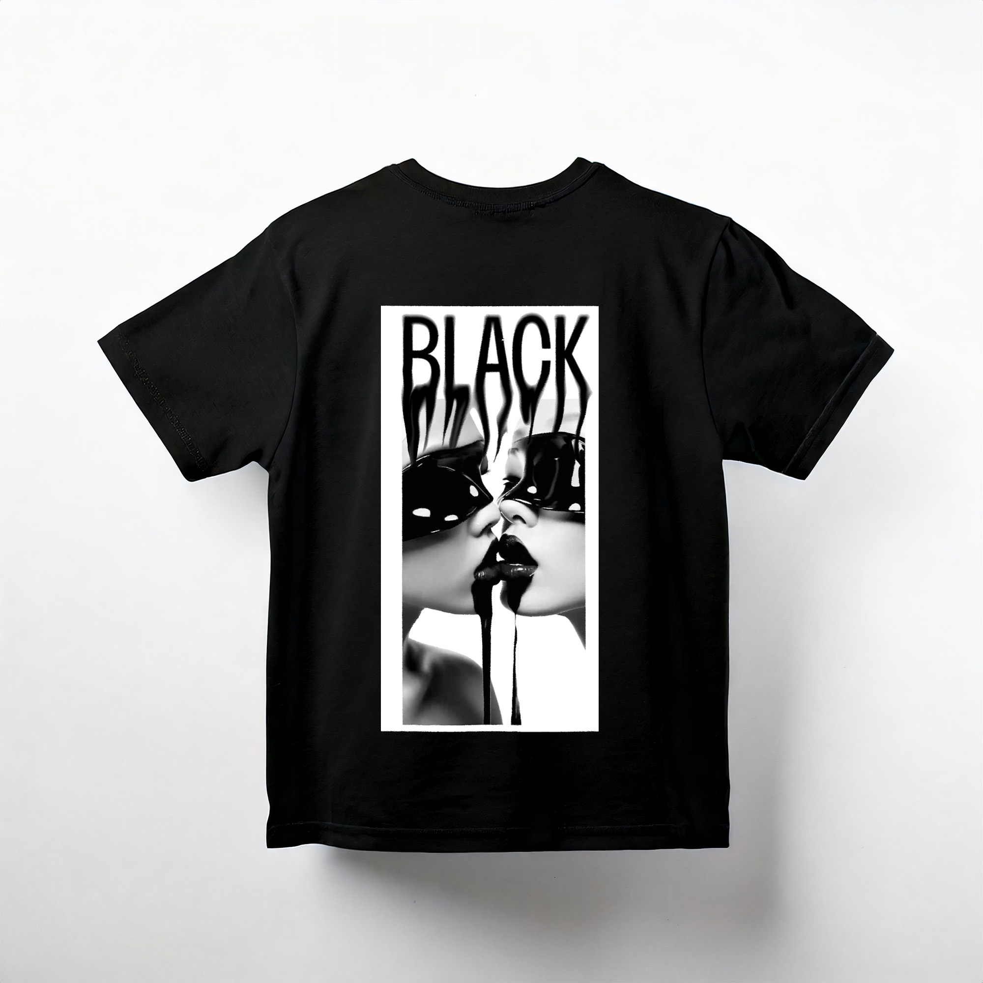 REMERA OVERSIZE BLACKENED LIPS